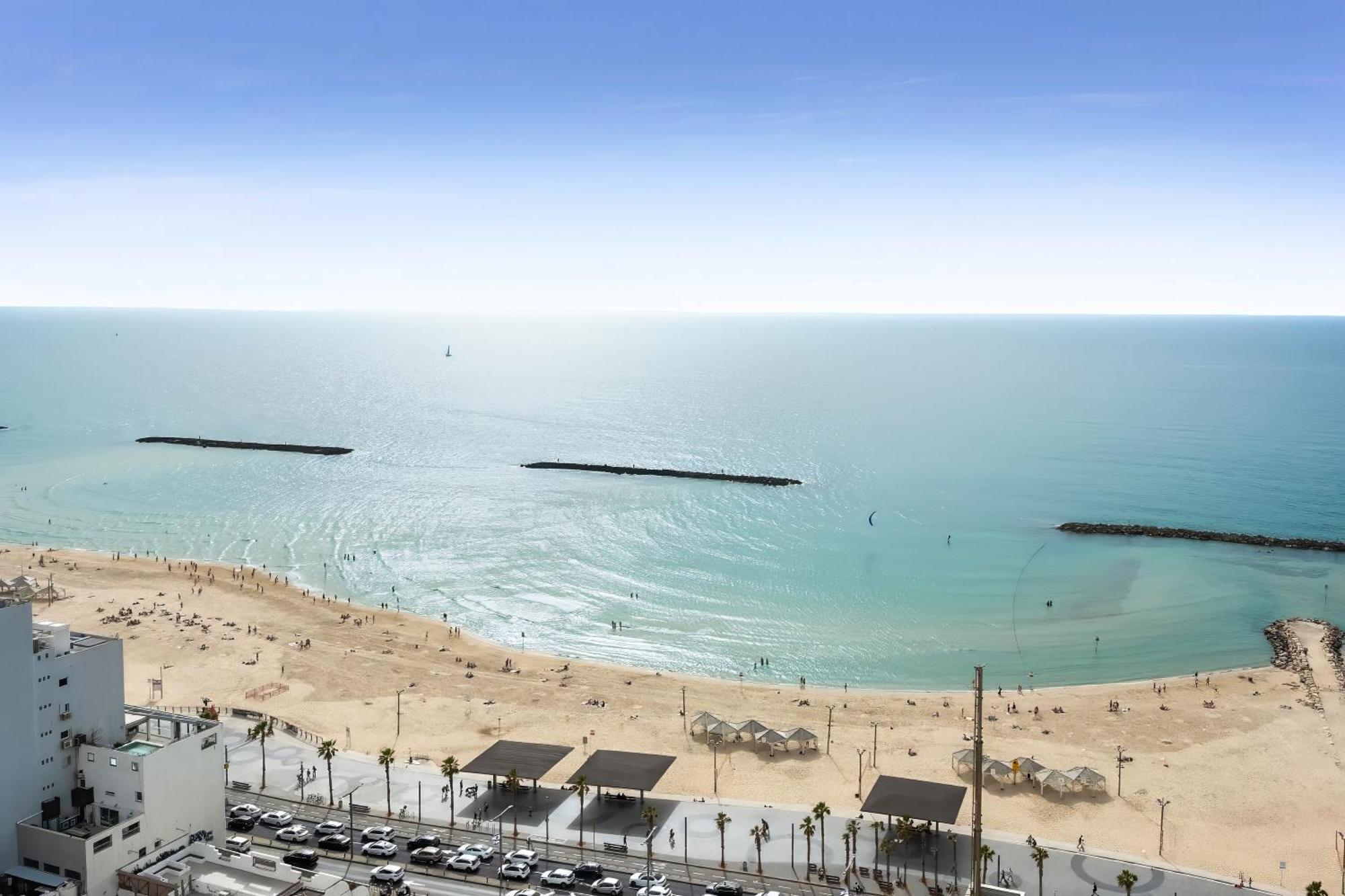 Superb Beachfront Apartments With Shelter By Sea N' Rent Tel Aviv Exterior foto